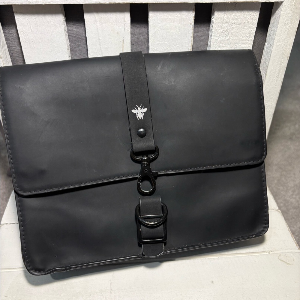 Dior black leather bag